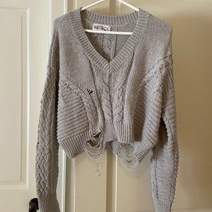 Wildfox Distressed Sweater